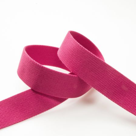 Gurtband Viskose - feste Qualität "Uni" 30/40 mm -  am Meter (pink)