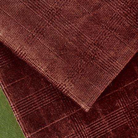Velours de coton milleraies "Dandy Velvet - rust" (brun rouge) de ATELIER BRUNETTE