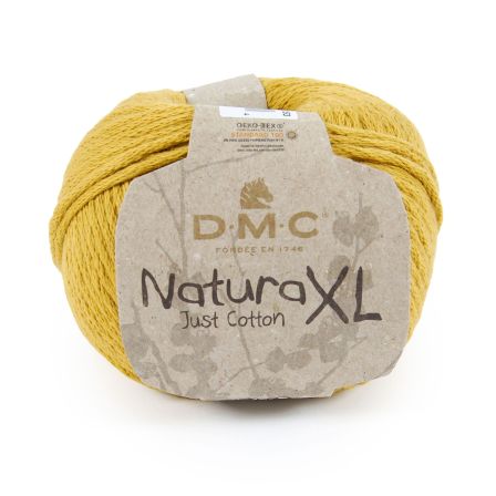 DMC Fil en coton "Natura XL" (92/jaune moutarde)