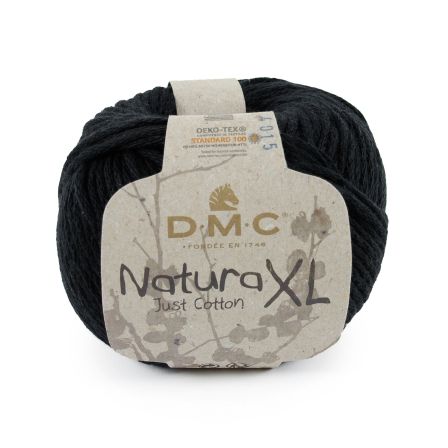 DMC Fil en coton "Natura XL" (02/noir)