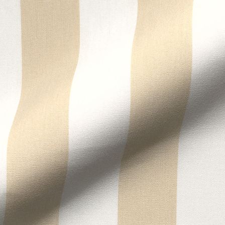 Tissu d'ameublement outdoor - acrylique "Maxi rayures" (beige clair/offwhite)