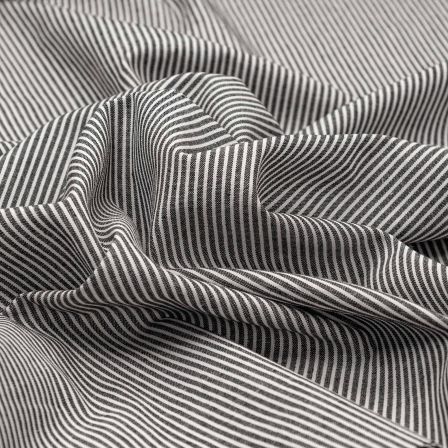 Coton "Country Stripes/rayures" (noir/offwhite)