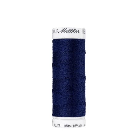 Mettler fil de couture et broderie "Denim Doc®" - bobine de 100 m (3561/bleu mairine)
