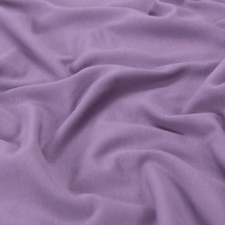 Sweat Bio-Baumwolle - uni "Soft Alva" (grauviolett)