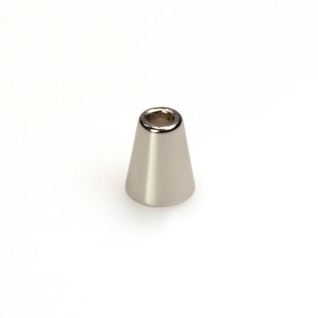 Kordelende Metall "Trapez" - Ø 4.2  mm - Pack à 2 Stk. (silber)