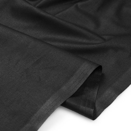 Popeline Baumwolle - extrabreit "Sway" (schwarz)