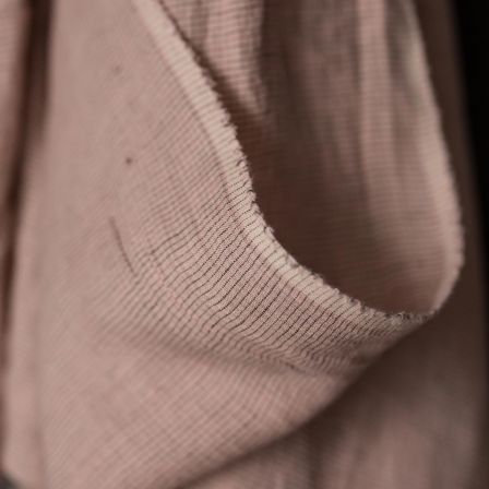 Tissu en lin - fils teintés "Loretto" (rose pâle-brun foncé) de MERCHANT & MILLS
