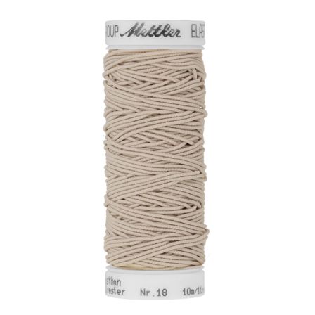 Mettler fil à coudre - élastique "ELASTIC" - bobine à 10 m (0779 beige)