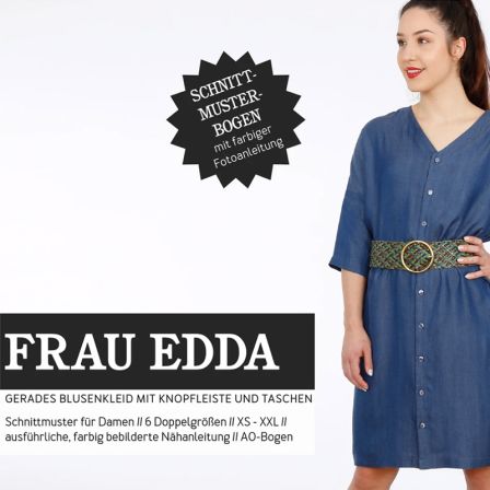 Schnittmuster - Damen Blusenkleid "Frau Edda" (Gr. XS-XL) von STUDIO SCHNITTREIF