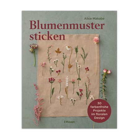 Livre - "Blumenmuster sticken" de Alice Makabe (en allemand)