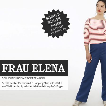 Schnittmuster - Damen Hose "Frau Elena" (Gr. XS-XXL) von STUDIO SCHNITTREIF