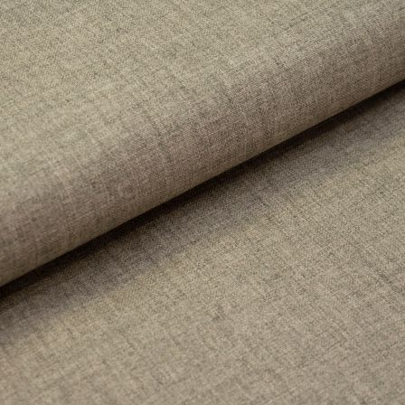 Wachstuch - Dekostoff beschichtet "Teflon - Linen Look" (taupe)