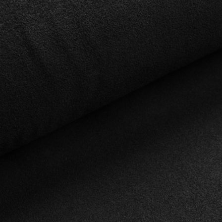 Tissu pour manteaux - laine "Softlana" (noir)