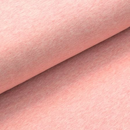 Sweat Baumwolle "Eike" (rosa meliert) von SWAFING