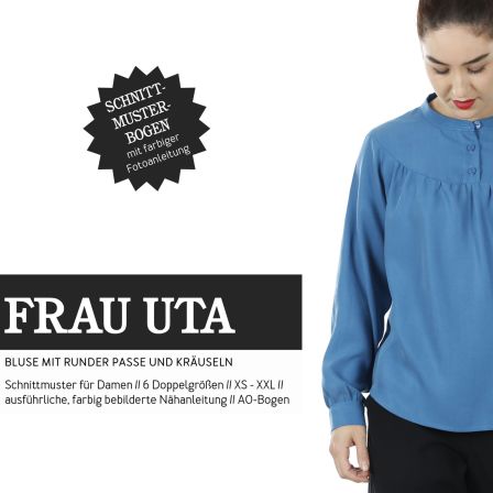 Schnittmuster - Damen Bluse "Frau Uta" (Gr. XS-XXL) von STUDIO SCHNITTREIF