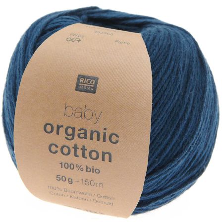 Bio-Wolle - Rico Baby Organic Cotton (marine)
