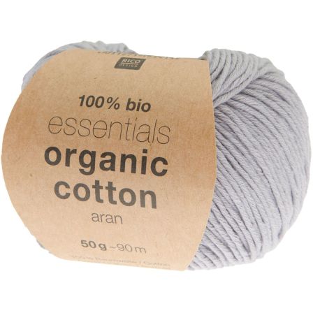 Bio-Wolle - Rico Essentials Organic Cotton aran (lavendel)