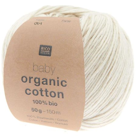 Laine bio - Rico Baby Organic Cotton (crème)