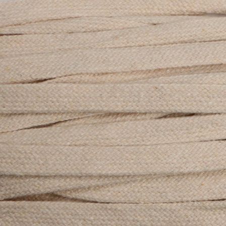 Flachkordel Baumwolle "Hoodieband" 12-15 mm - am Meter (natur)