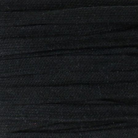 Cordon de coton “Bande de Hoodie” 12-15 mm - en mètre (noir)