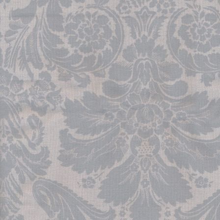AU Maison Baumwolle "Victorian Baroque-Light Grey" (hellgrau-grau)