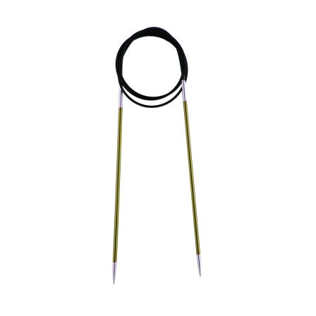 Aiguilles circulaires "Zing" 60 cm - 3,50 mm (vert clair)- de KnitPro