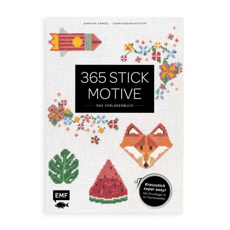 Buch - "365 Stickmotive - Das Vorlagenbuch" von Jennifer Dargel