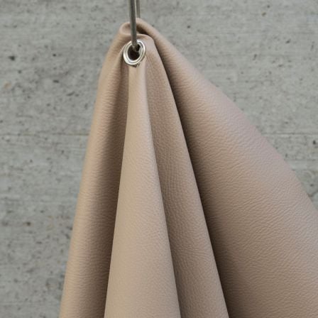 Tissu d'ameublement​/​décoration similicuir "Nappa Basic" (taupe)