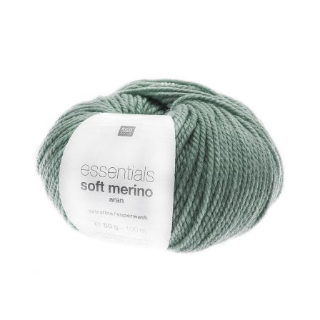 Laine mérinos -  Rico Essentials Soft Merino Aran (tilleul)