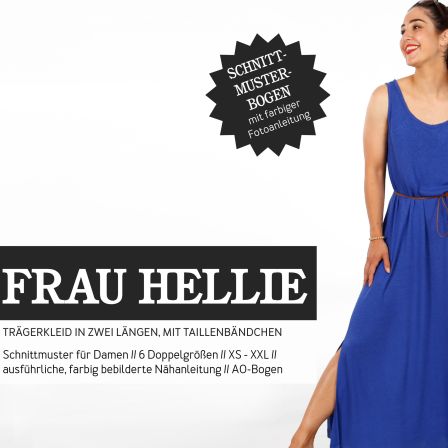 Schnittmuster - Damen Kleid "Frau Hellie" (Gr. XS-XXL) von STUDIO SCHNITTREIF
