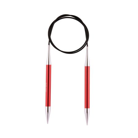 Aiguilles circulaires "Zing" 80 cm - 9,00 mm (rouge) - de Knitpro