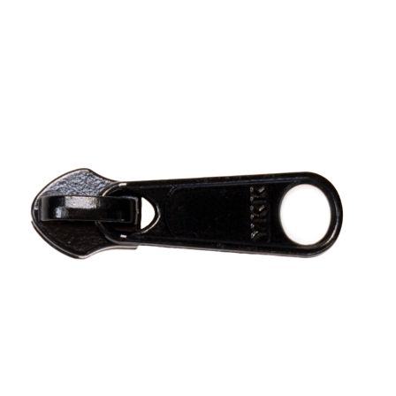 Zip/curseur libre avec languette - sans verrouillage pour fermeture éclair "Basic" (580 noir)