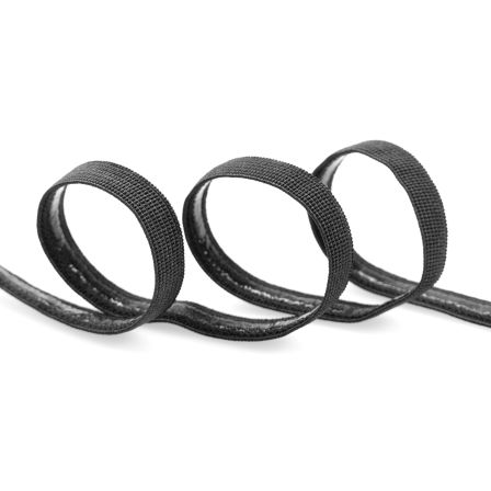 Ruban élastique "Silicone" 10 mm (noir)