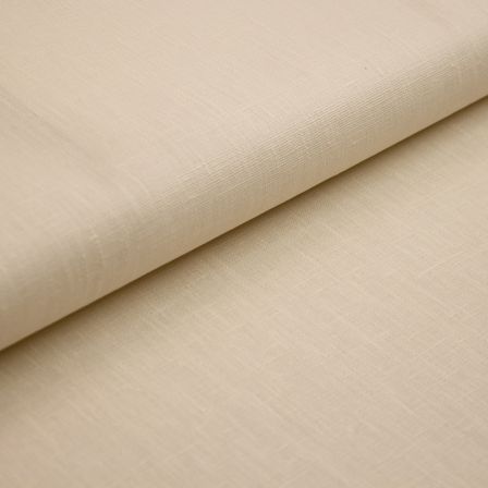AU Maison Leinenstoff beschichtet "Coated Linen-Basic Creme" (offwhite)