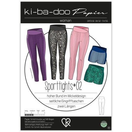 Patron - Pantalon de sport pour femmes No2 (30-56) de ki-ba-doo (en allemand)