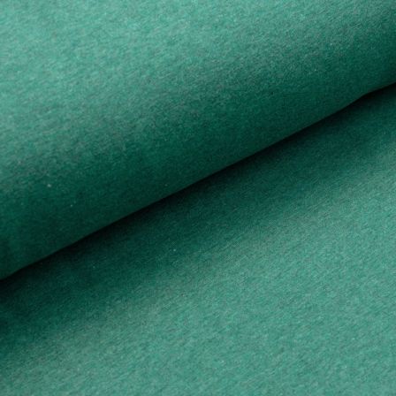 Sweat coton "Eike" (vert foncé chiné) de SWAFING