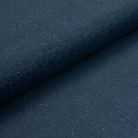Tissu jean coton "Double Denim" (bleu foncé)