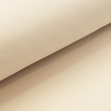 Sweat coton bio - uni "Soft Alva" (beige clair)
