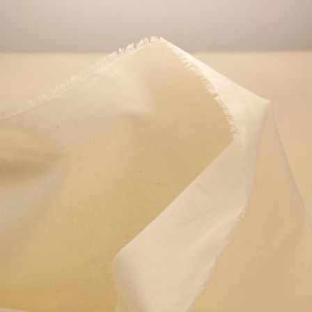 Coton - qualité légère "uni - calicot" (blanc naturel)