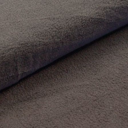 Tissu polaire - antipilling "Fleece" (brun gris)