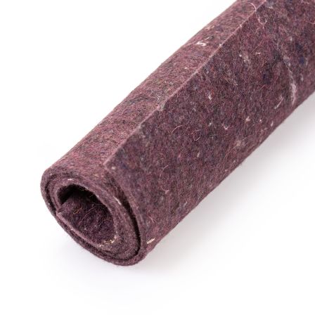 Wollfilz "Melange" 3 mm - Bogen 50 x 45 cm (aubergine meliert)