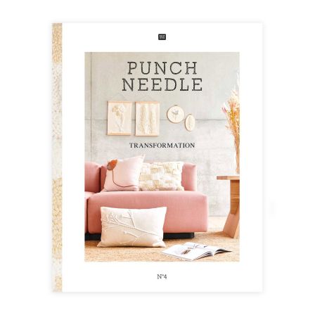 Livre "Punch Needle - n° 4 Transformation" de Rico Design (allemand/français/anglais)