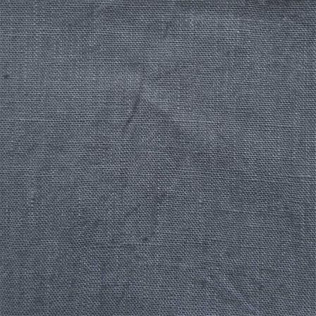 AU Maison Lin enduit "Coated Linen-Denim Blue" (bleu jean)