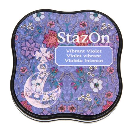 Tampon encreur - midi "StazOn - permanent" (12/vibrant violet) de Tsukineko