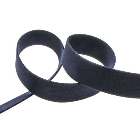 Gurtband Viskose - weiche Qualität "Uni" 20/30/40/50 mm - am Meter (dunkelblau)