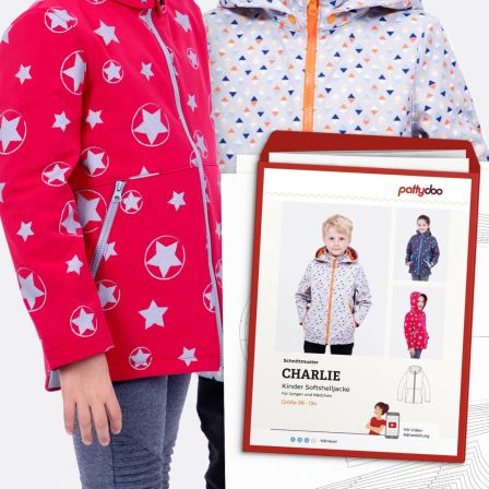Instructions veste Softshell  pour enfants "CHARLIE" taille 98-134 de pattydoo (en allemand)