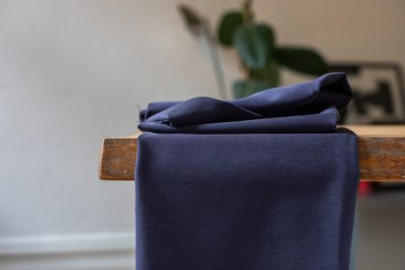 Tencel "Stretch Twill - blueberry" (bleu) de meetMILK