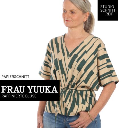 Patron - Blouse pour femme "Frau Yuuka" (XS-XL) de STUDIO SCHNITTREIF (allemand)