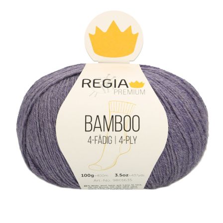 Laine pour chaussettes "Regia Premium Bamboo" (purple) de Schachenmayr