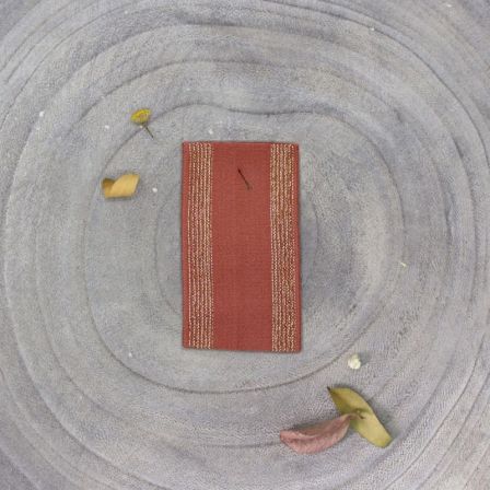 Gummiband "Striped Elastic - chestnut" (rost/gold) von ATELIER BRUNETTE